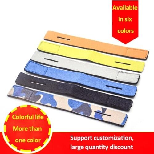 1PC Holder Strap Anti-slip Sticker Reusable Wrap Tool Fishing Rod Band Outdoor Nylon Belt Fixing Tie Portable Adjustable