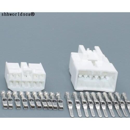 Worldgolden 10 Pin 2.2mm Automotive Female Male Cable Connector Plugs With Terminals MG651056 MG641059