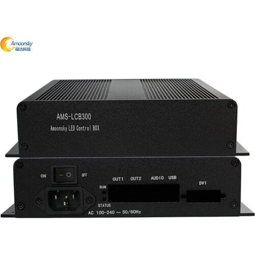 2018 Hot Sale Video Display Sender Box LCB300 With Meanwell Power Supply support Nova linsn Colorlight Dbstar led Sending Card