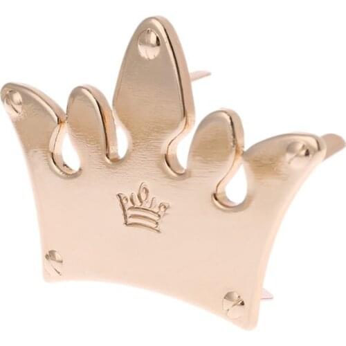 63HC Crown Metal Bag Decoration for DIY Craft Handbag Shoulder Bags Hardware Accessories