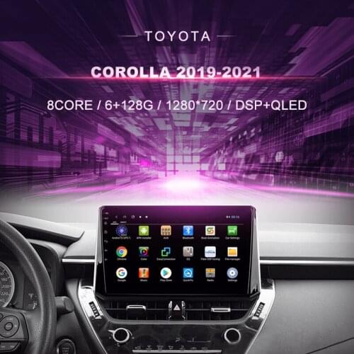 Android Car DVD For TOYOTA COROLLA 2019-2021 Car Radio Multimedia Video Player Navigation GPS Android 10.0 Double DIn