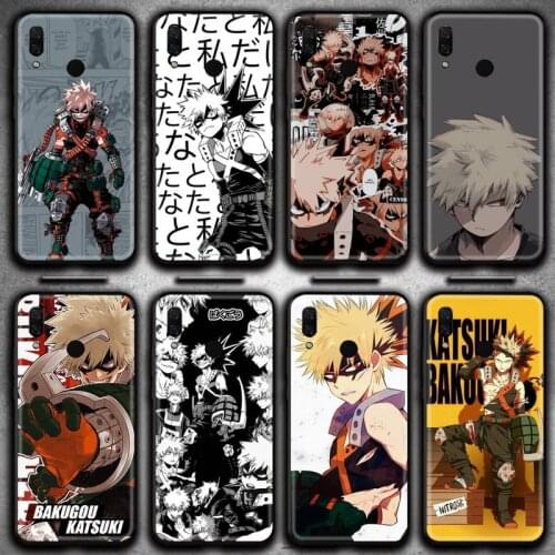 MY Boku no Hero Academia Bakugou Katsuki Phone Case for Huawei Y6P Y8S Y8P Y5II Y5 Y6 2019 P Smart Prime Pro