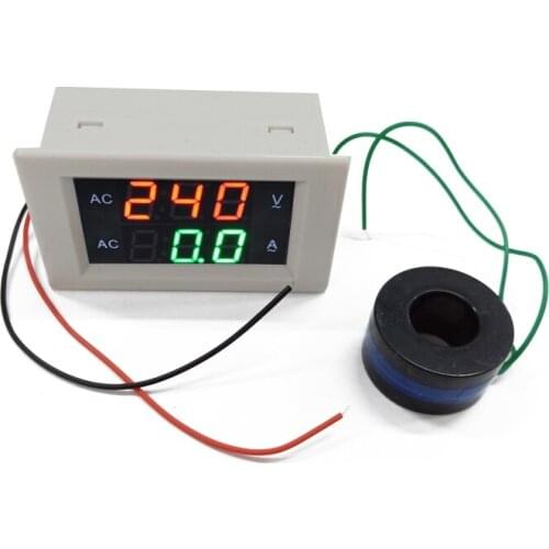 YB4835VA—500V/50A Digital Display AC Voltmeter Ammeter Panel Amp Device Volt Voltage Current Meter Voltage Measurement