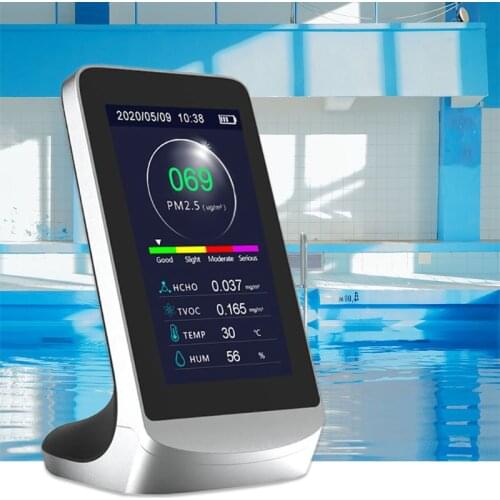 Air Quality Monitor PM2.5 HCHO TVOC dust analyzer Gas Pollution sensor detector indoor/outdoor with History Function