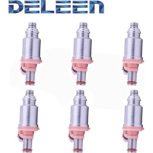 Deleen 6x High impedance Fuel Injector 23250-74080 / FJ375 For Toyota Car Accessories