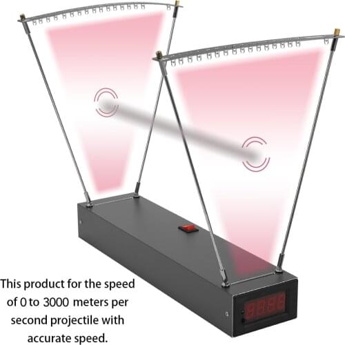 E9900-X Professional Aluminum Alloy Velocimetry Slingshot Speed Measuring Instrument Pro Bow Velocity Measurement Tool