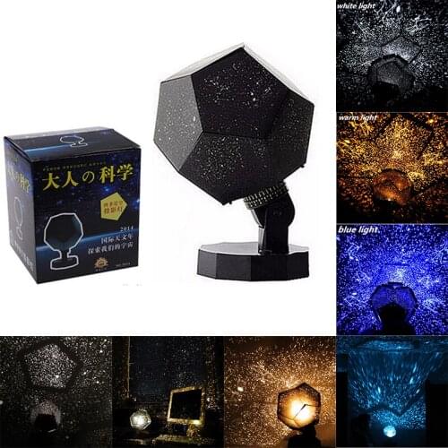 IKVVT Romantic Astro Star Sky Cosmos Laser Projector Night Light Lamp Home Decor