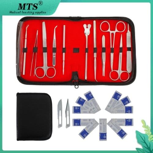 22PCS Dissection tool Stainless steel dissecting scissors Dissecting needle Experimental equipment tools Scissors and tweezers