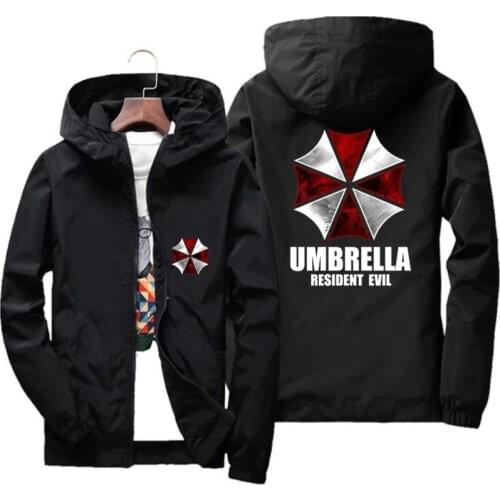 Boys Umbrella Hooded Hoodies Zipper Mens Male Windbreaker Windproof Casual Street Wear Sports Jacket 7xl