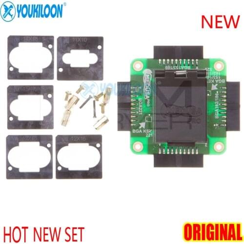 NEW Original Medusa Pro eMMC Socket Adapter Support BGA153/169 ,162/186, 221 ,529 for Medusa Pro Box work