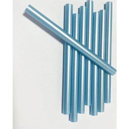 New Pearl Powder Blue Hot Melt Glue Stick Pearly Tile blue Wax Seal Metallic Gloss Color Adhesive 20Pcs 7*100mm