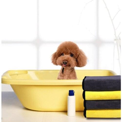 Pet Towel Bath Absorbent Towel Soft Lint-free Dogs Cats Bath Towels Absorbent And Quick-drying Large ThickTowel Special Pet Towe