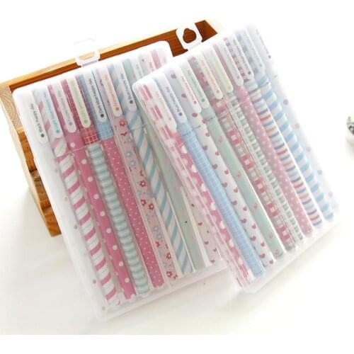 10Pcs/lot Animal Flower Star Constellation Gel Pen Novelty 0.5mm Ink Pen for Girl Gift Student Stationery School Writing Office