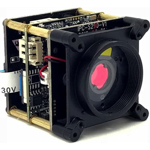 Auto IRIS Hi3516D ONVIF IP Board Camera With TF/Micro SD Card Slot Color Night Vision Sony IMX385 IP Camera Module SIP-E385DITC