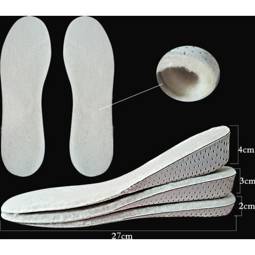 Eva Wool Increased Warm Insole Winter Increased Cotton Insole Breathable Sweat-absorbent Long-staple Cotton Men Women Insole