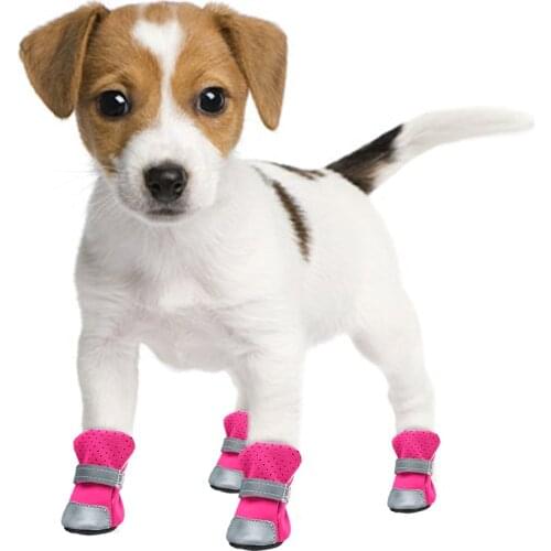 Warm Winter Pet Dogs Shoes Socks Reflective Dog Shoes Waterproof Anti-slip Wear Rain Snow Boots Booties Small Dogs Cat Chihuahua