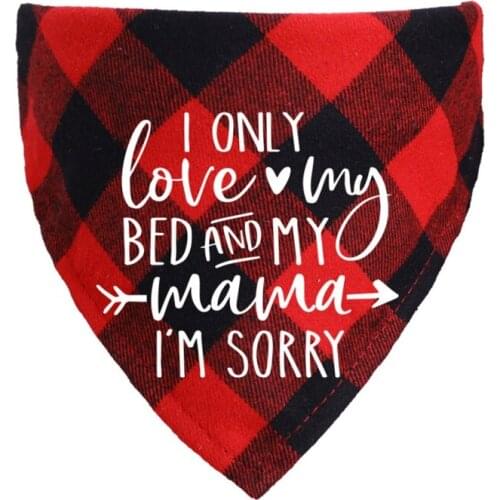 Pet Dog Triangular Scarfs Classic Lattice Puppy Collar Saliva Bandanas Pets Birthday Party Ornament Accessories