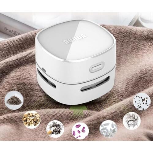 USB/Battery Mini Keyboard Vacuum Portable Desktop Cleaner Sweeping Robot