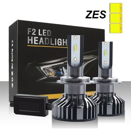 ZES Chip H7 LED Auto Car Headlight Bulbs Mini H4 LED H11 H8 HB4 H1 H3 HB3 9005 9006 880 881 H27 18000LM LED Lamp For Automobile