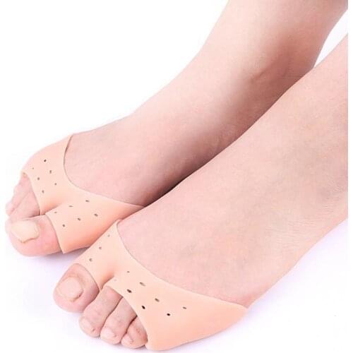 2Pair Soft Frontfoot Pads Pointe Toe Pads Protectors Manicure For Pointe Ballet Shoes Pain Relief Anti Slip Cushion Pedicure