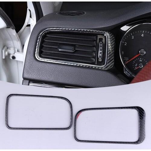 2pcs Side Dashboard Air Vent Outlet Cover Trim fit for VW Jetta MK6 2015 2016 2017 2018