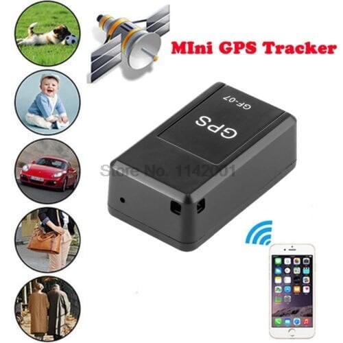60 unids/lote GF07 Mini dispositivo de seguimiento GPS magnético en tiempo Real Sistema Localizador Gps rastreador portátil para