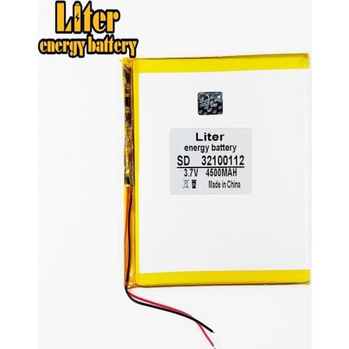Large-capacity battery tablet thin polymer battery set other general special quality battery 32100112 3.7V 4500mah 30100110