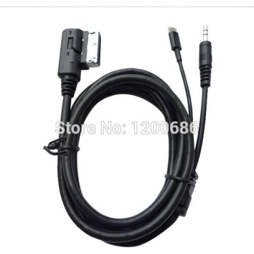 AMI 3.5mm Mini Jack Interface AUX MDI Cable for Mercede Benz For iPhone 5 5S 6 Plus