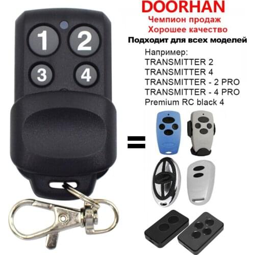 DOORHAN TRANSMITTER 2 PRO / TRANSMITTER 4 PRO 433MHz for garage door remote control remote control opener keychain