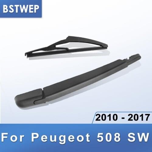 BSTWEP Rear Wiper & Arm for Peugeot 508 SW 2010 2011 2012 2013 2014 2015 2016 2017