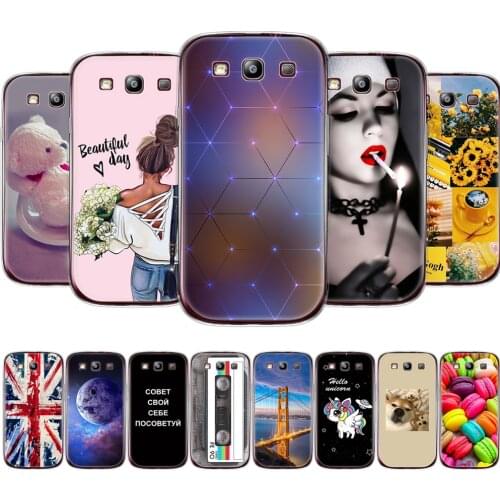 For Samsung Galaxy S3 Case i9300 Painting Silicon Soft TPU Back Phone Case Cover for Samsung S3 Fundas Protective Coque Bumper