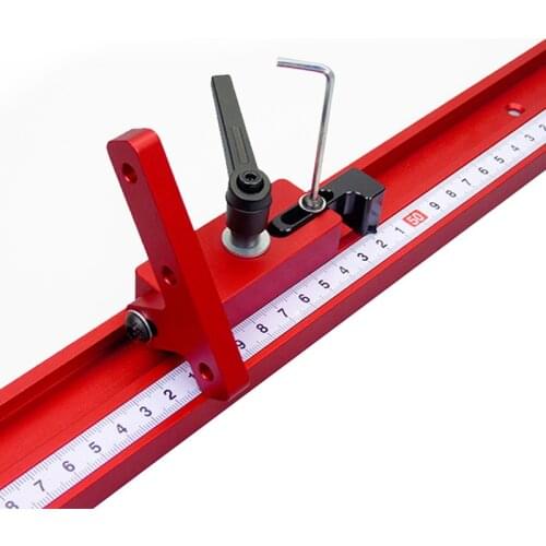 Woodworking T-track T-slot Miter Track Stop Doweling Fixture Drill Guide Locator For 45mm T-track DIY Manual