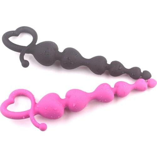 Exotic Accessories Anal Beads Adult Games Tail Plug Erotic Gadgets Fetish Gay Prostate Massager Dilator Anus Sex Toys For Men
