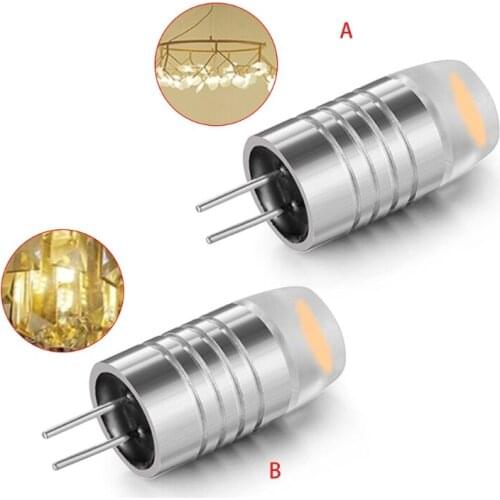 G4 Mini LED Bulb Base Lights 1.5W DC 12V COB Aluminum Lamp Replacement Landscape Bulbs for Chandelier Crystal Lighting