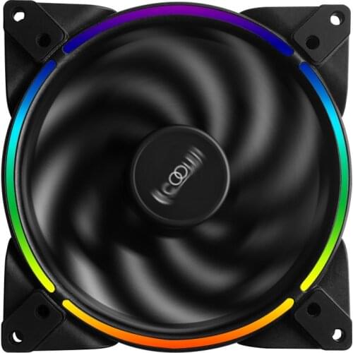 Pccooler HALO Computer Cse Fan 14 cm 12V4PIN RGB 5V3PIN ARGB 140mm CPU Cooler Water Cooling Replace Fan PWM Silent Fan