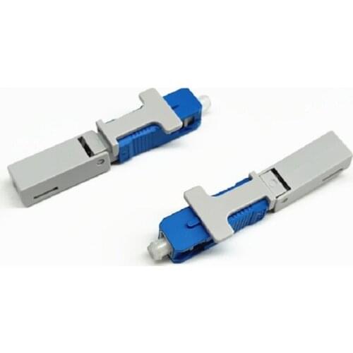 Best price FTTH SC UPC APC/UPC Optical fibe quick connector SC FTTH Fiber Optic Fast Connector Free shipping