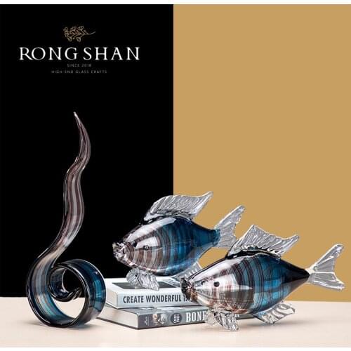 Nordic Creative Fish Light Luxury Living Room Decorations Home Accessories Porch Wine Cabinet TV Cabinet Decorations