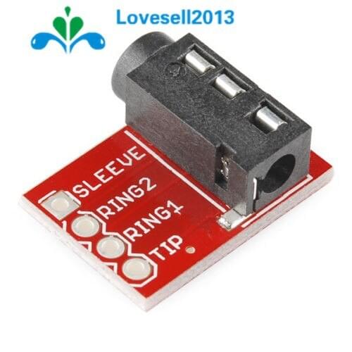 NEW TRRS 3.5mm Jack Breakout Headphone Video Audio MP3 Jack Professional AL