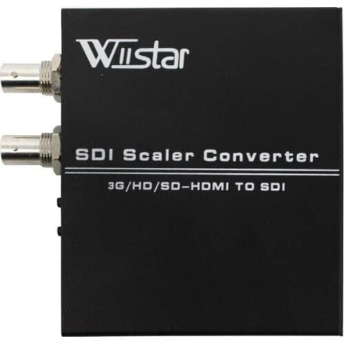 HDMI TO SDI Converter Scaler 1X2( 2 Port 3G HD SD)hdmi to sdi conver 720p to 1080p for Monitor/Camera/Display