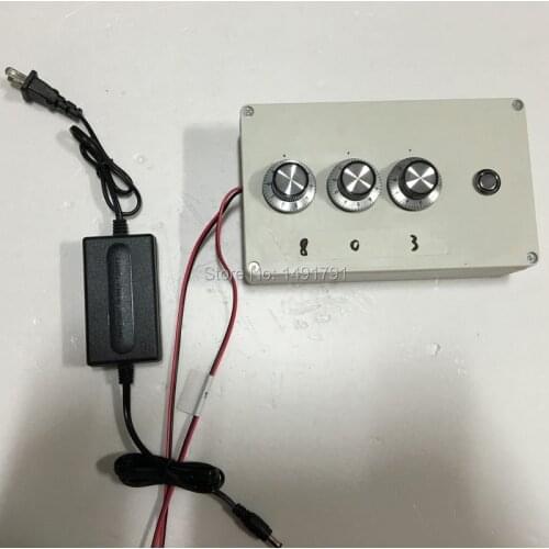 Room Escape props 3 buttons wireless unlock props dial the three buttons on the right position to open lock