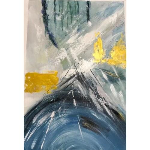 HandPainted Wall Art Oil Painting on Canvas Modern Abstract Canvas Oil Painting Wall Picture Painting for Living Room Decoration