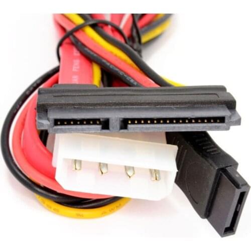 SATA 7pin Data Cable Molex Sata Power adapter 45CM