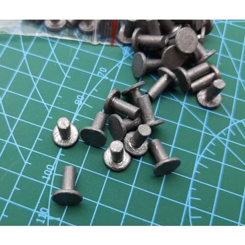 50pcs Lead Seal nail For Gas meter seal security guard anti-fake guard disposable unsustainable snag hobnail stud