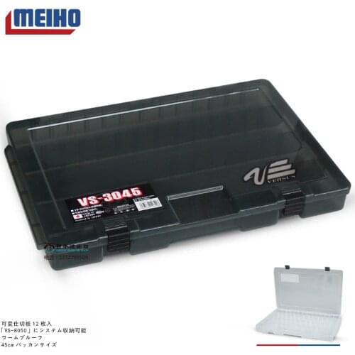 Japan imports MEIHO Ming state fishing gear box VS - 3045 small accessories box to receive the box box store content box road