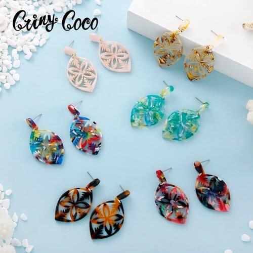 Cring Coco Hawaiian Earring Wedding Ear Jewelry Womens Drop Earring Earrings 2021 New Arrival Trendy Polynesian Marshall Party