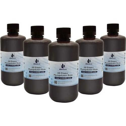 Jamg He 3D Printer Water Washable Resin with Fasting Curing Easy Cleaning for Elegoo, Anycubic, Phrozen Etc. 1000 Gram