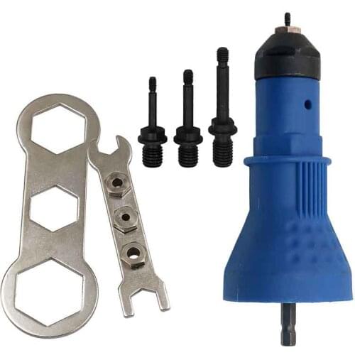 Rivet Nut Tool Adaptor M3 M4 M5 M6 Cordless Drill Adapter rivet nut gun battery electric rivet drill riveting machine