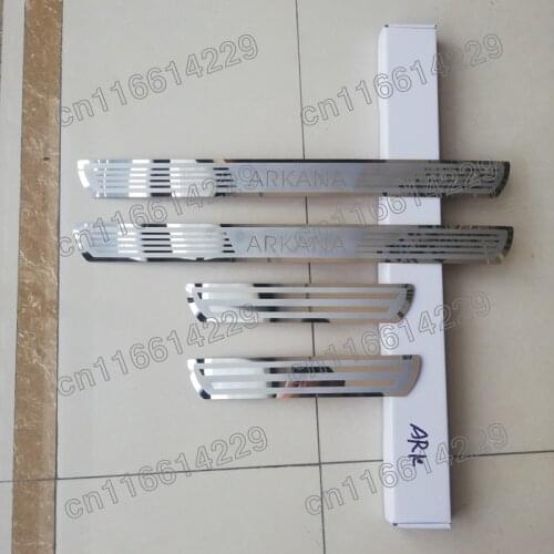 Car Accessories Stainless Steel Scuff Plate Door Sill Cover For Renault ARKANA XM3