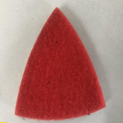 Free shipping of 2pcs 78*78mm triangular scouring pad clean cloth for most popular multifunctional electric tools polishing use