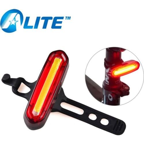 [Free ship] USB Rechargeable Night Safety Light White & Red LED Bike Taillight Bicycle Rear Light